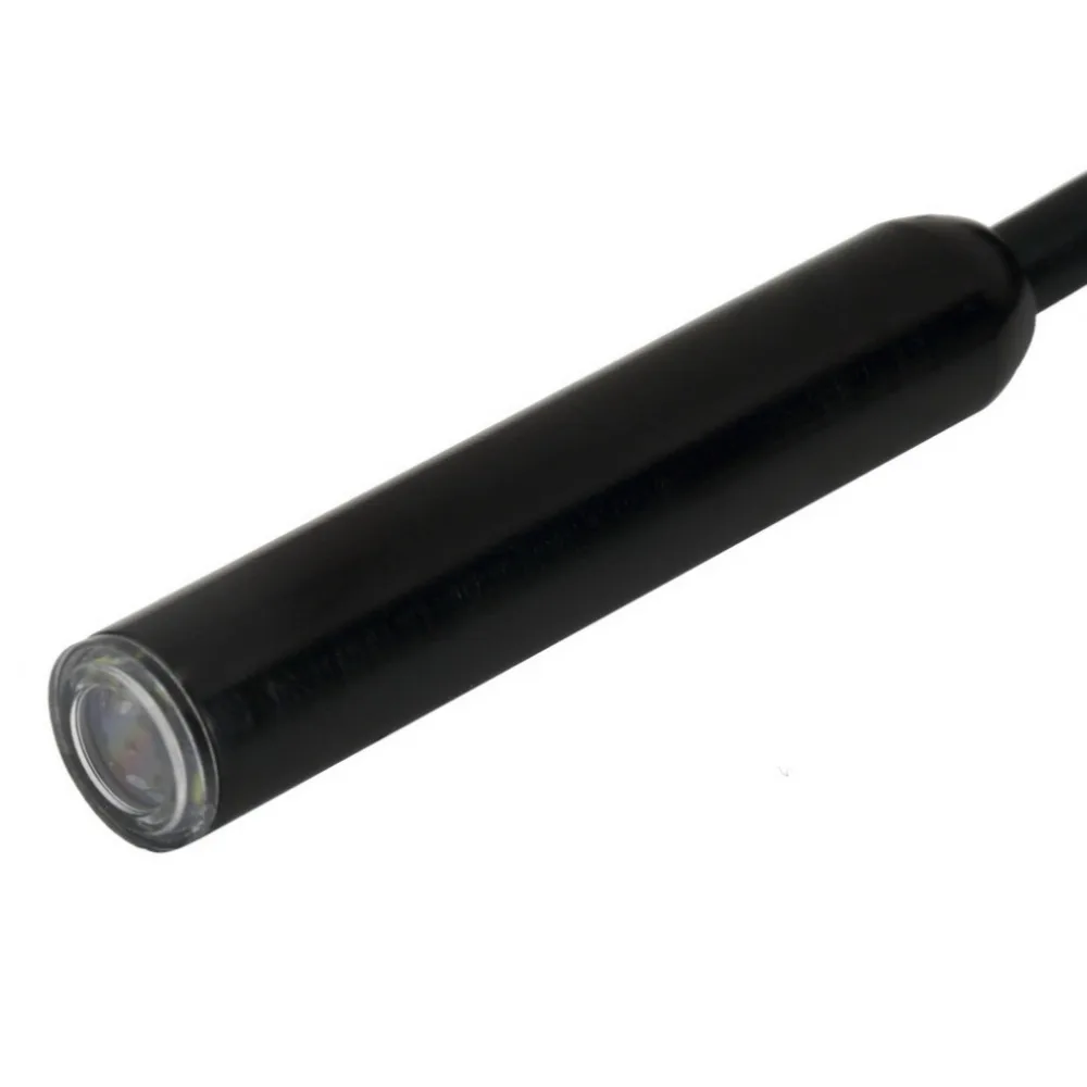 USB эндоскоп объектив 10 мм мини камера 7 м длина Cmos водонепроницаемый IP67 ПК бороскоп инспекционная змея видео камера ночное видение Windows
