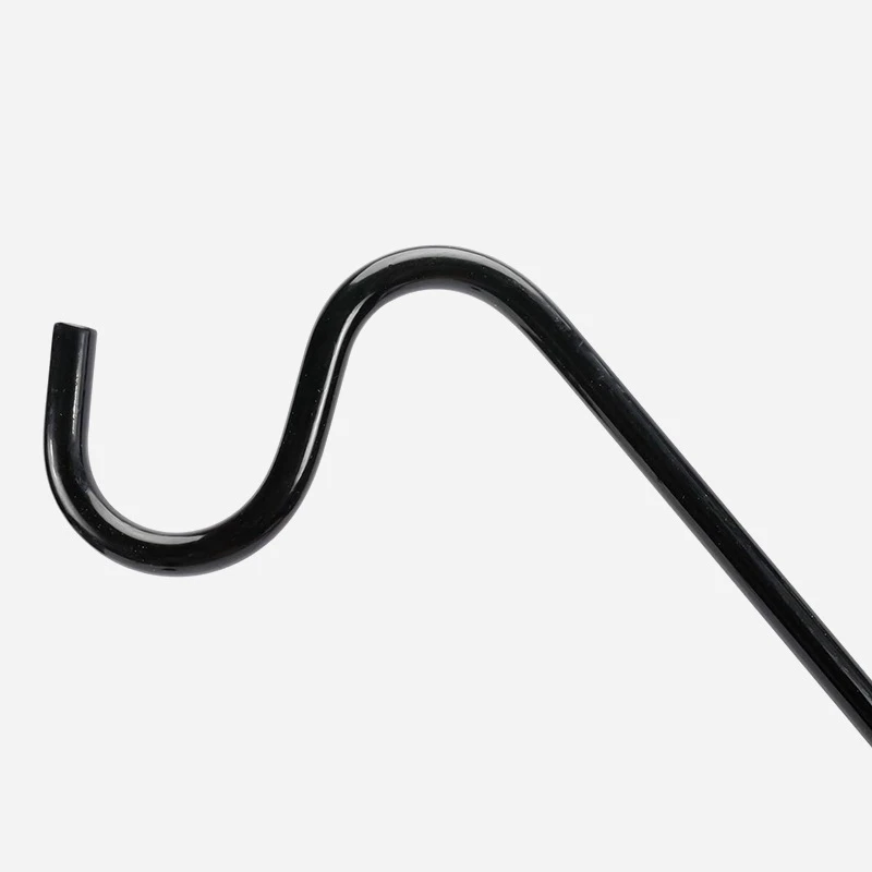 

Heavy-Duty Deck Hooks, Non-Slip Clips, 2-Pack, Black, Suitable for Bird Feeders, Flower Pots, Lanterns, Wind Chimes