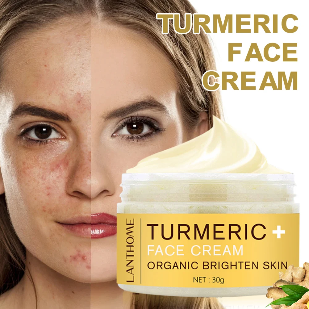 

Turmeric Face Cream Anti-Aging Skin Moisturizer for Dullness Uneven Skins Heavy Pores Face Cream Skin Care Cream for All Skins