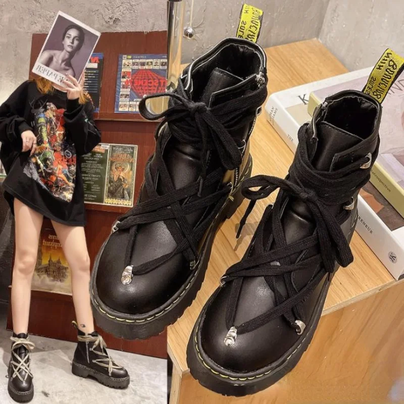 Женские сапоги зимнии женшинам botas coturno feminino salto saltos femininos luxo goth кожаные ботильоны