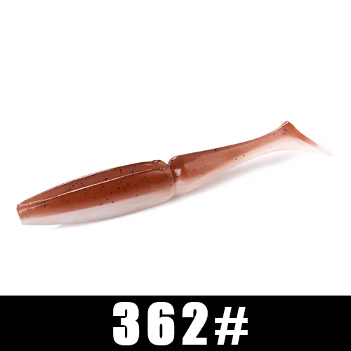 362 FISH KING 6 шт./упак., мягкие приманки, приманка для рыбалки 105 мм, 11 г, приманка для плавания, форель, Мягкая наживка для рыбалки воблер, искусственная приманка для щуки - Цвет: 362