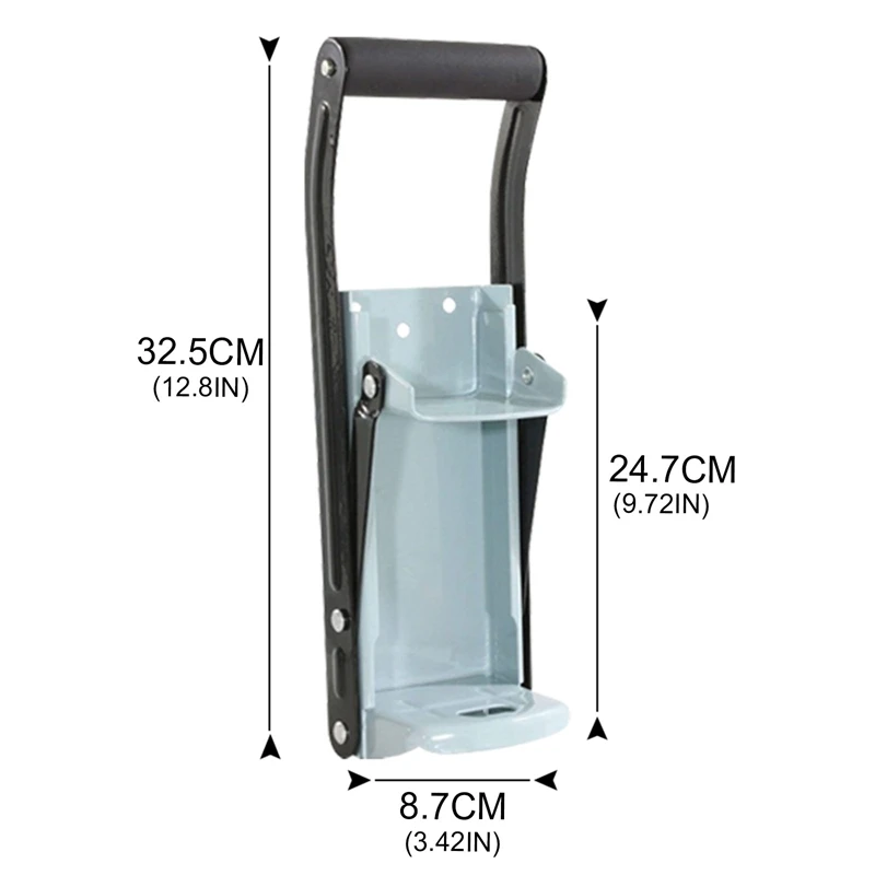 

16oz 2 in 1 ontwerp Metalen Kan Crusher Bier Flesopener Keuken Benodigdheden Muur Gemonteerd Kan Smasher