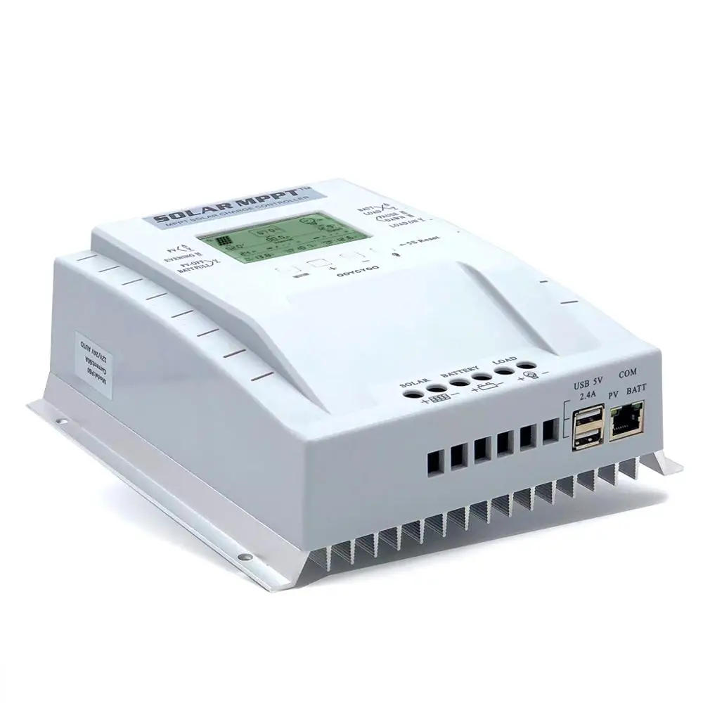 PowMr 40A 60A MPPT контроллер солнечного заряда 12 В 24 в авто для макс. 100 солнечная панель