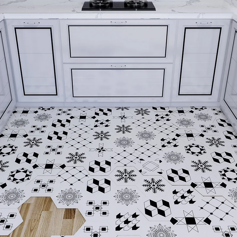 Водонепроницаемые наклейки на пол в ванную комнату самоклеящиеся декор для