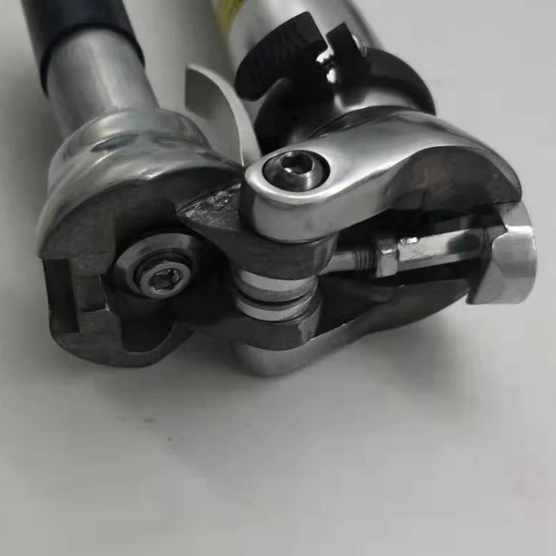 

Folding Stem Aluminum Alloy Folding Riser Bicycle Accessories Handlebar Stem -Black