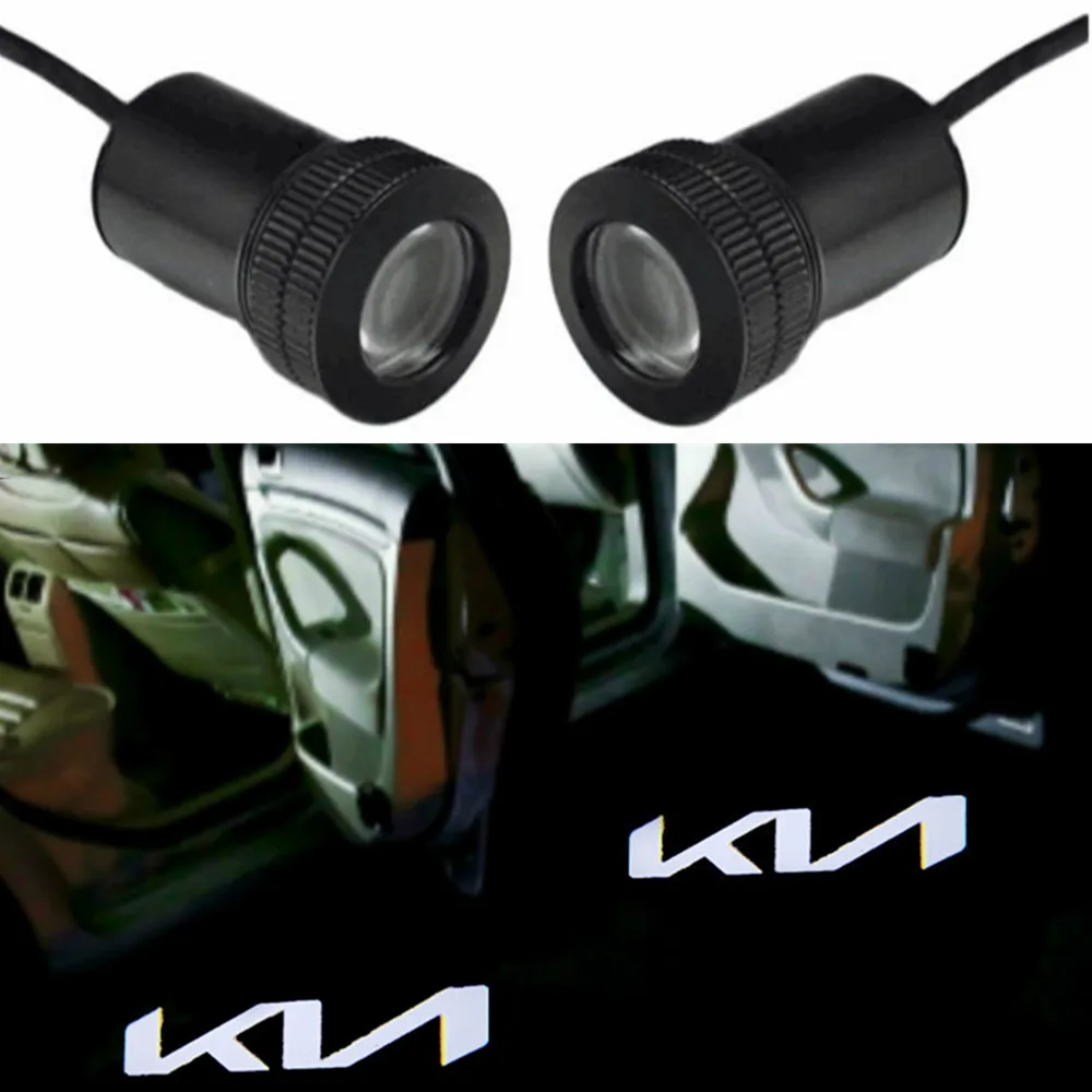 Светодиодные лампы для дверей автомобиля лазерный прожектор с логотипом K1a Sportage
