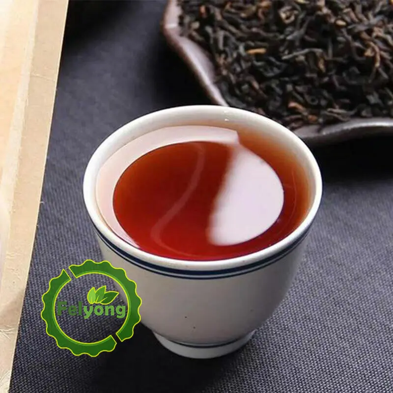 чай пуэр 2018 Лао Тонг Чжи третий сорт спелый Пуэр Свободный Haiwan Shou Pu erh 500