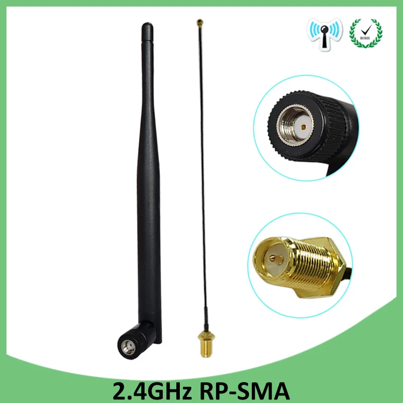 2 4 ГГц 4g антенна Wi Fi 5dBi RP SMA мужской маршрутизатор + 21 см PCI U.FL IPX Мужской
