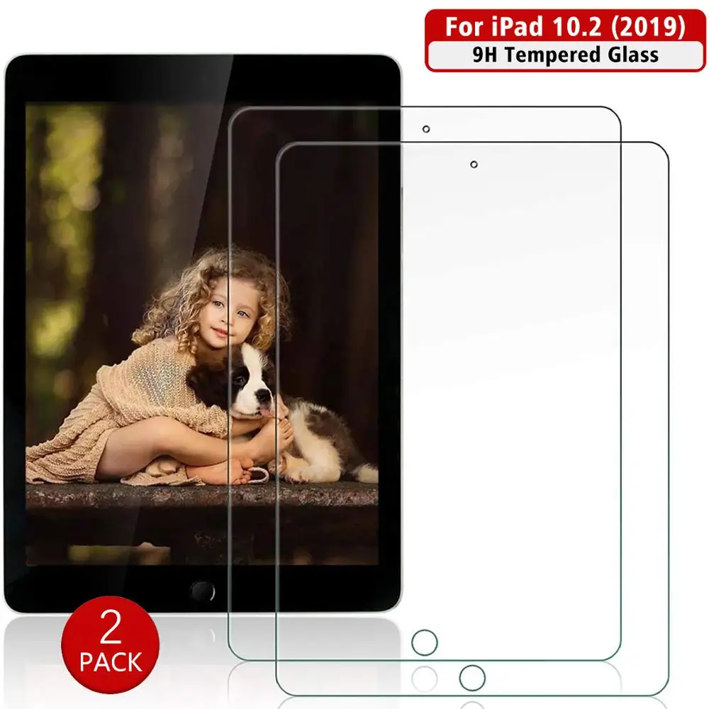 2 шт Защитная пленка из закаленного стекла для 2019 2020 iPad 10 Экран протектор 7th 8th