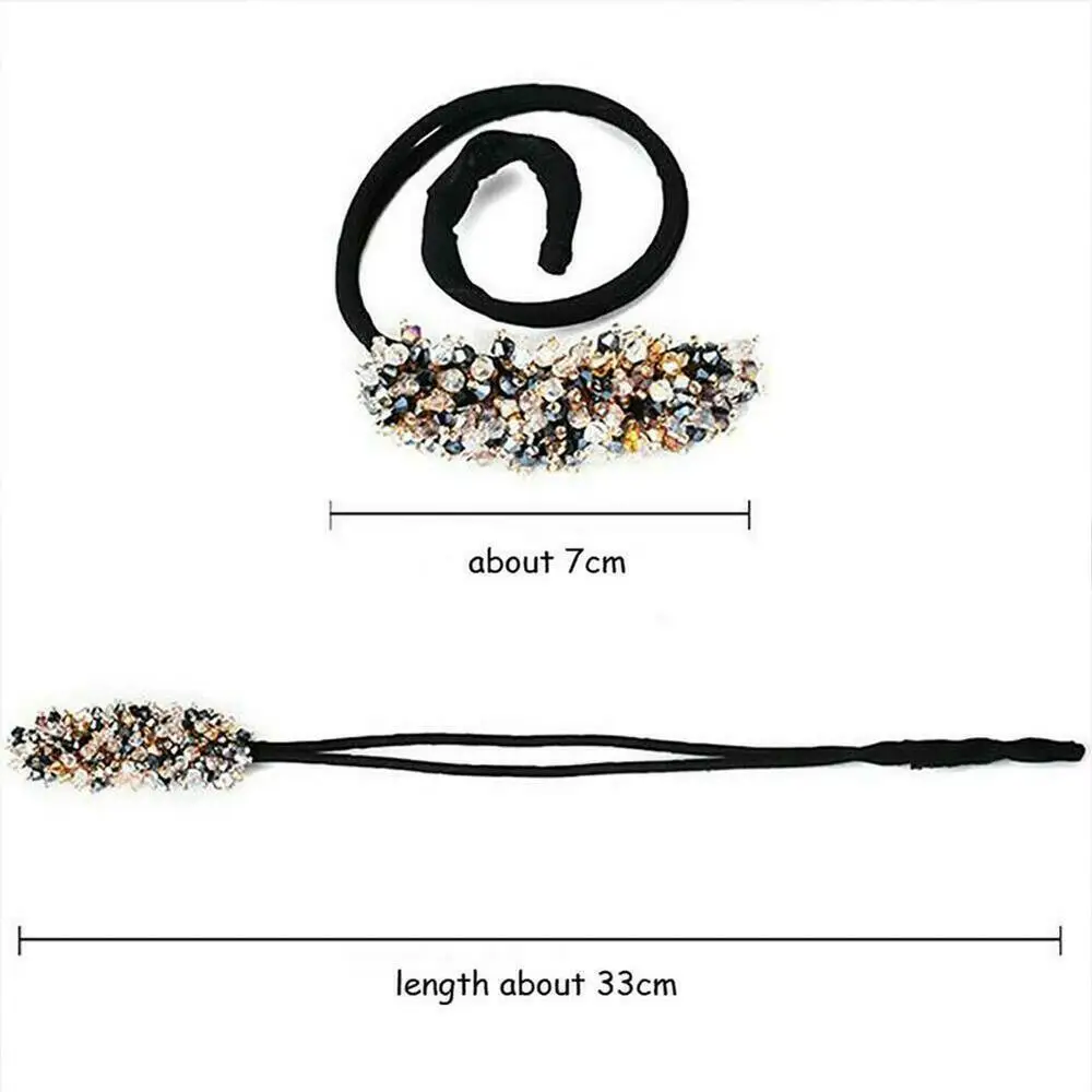 

Ball Head Artifact Female Fluffy Simple Wild Lazy Hairpin Korean Flower Bud Head Crystal Plate Hair Device Hair Accessories New