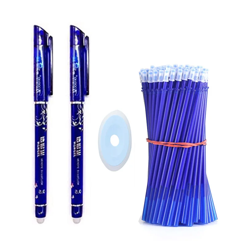 

Erasable Pen Refill 0.5mm Blue/Black Ink Rod Magic Erasable Gel Pen Students Writing Pens Gift For School Office Stationery