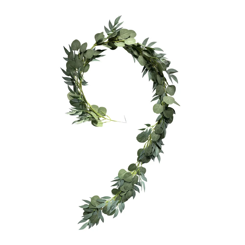 Искусственный венок искусственный эвкалипт круг сад Настенный декор входная