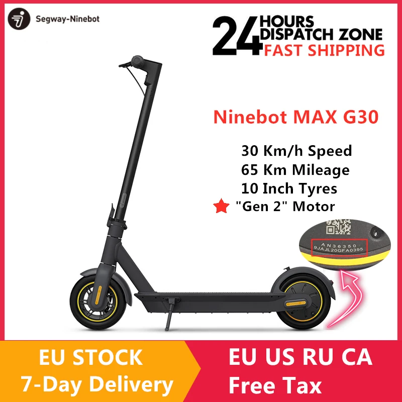 ЕС наличии оригинал Ninebot Max G30 Kickscooter складной умный электрический скутер 10
