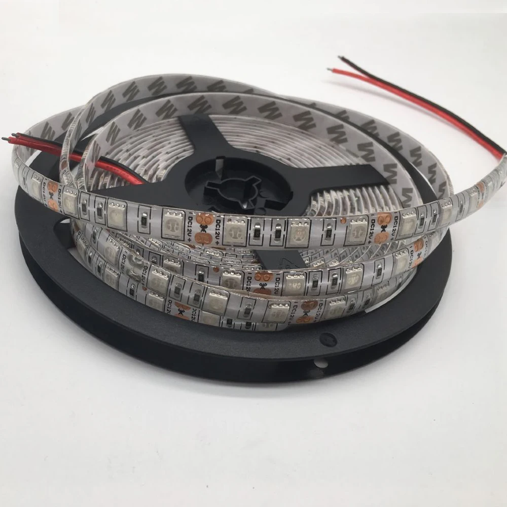 УФ светодиодная ленсветильник 5050 SMD 60Led s/m 395-405nm ультрафиолетовая Диодная лента