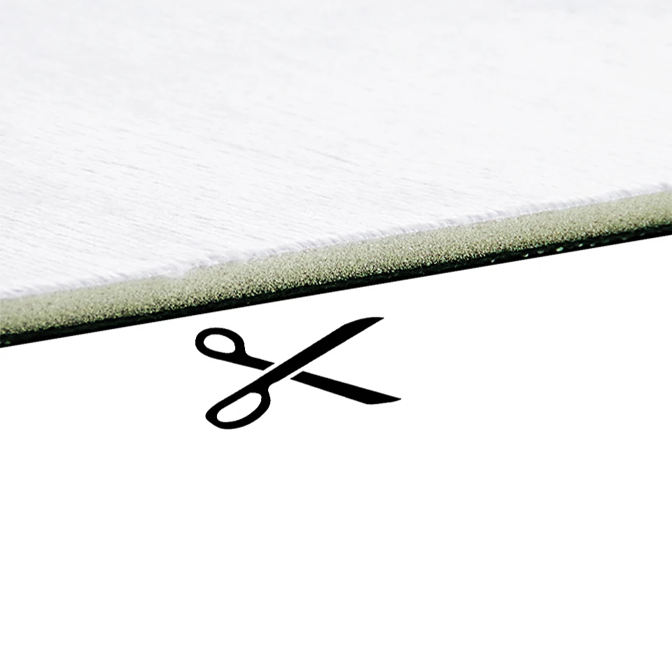 Дверной коврик Zeegle фланелевый Придверный ковер для детской комнаты нескользящий