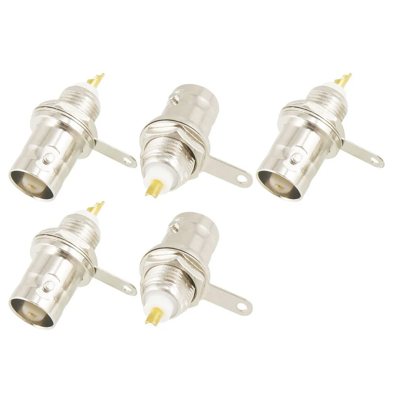5 BNC Female Nut Bulkhead Solder RF Connector Adapters | Обустройство дома