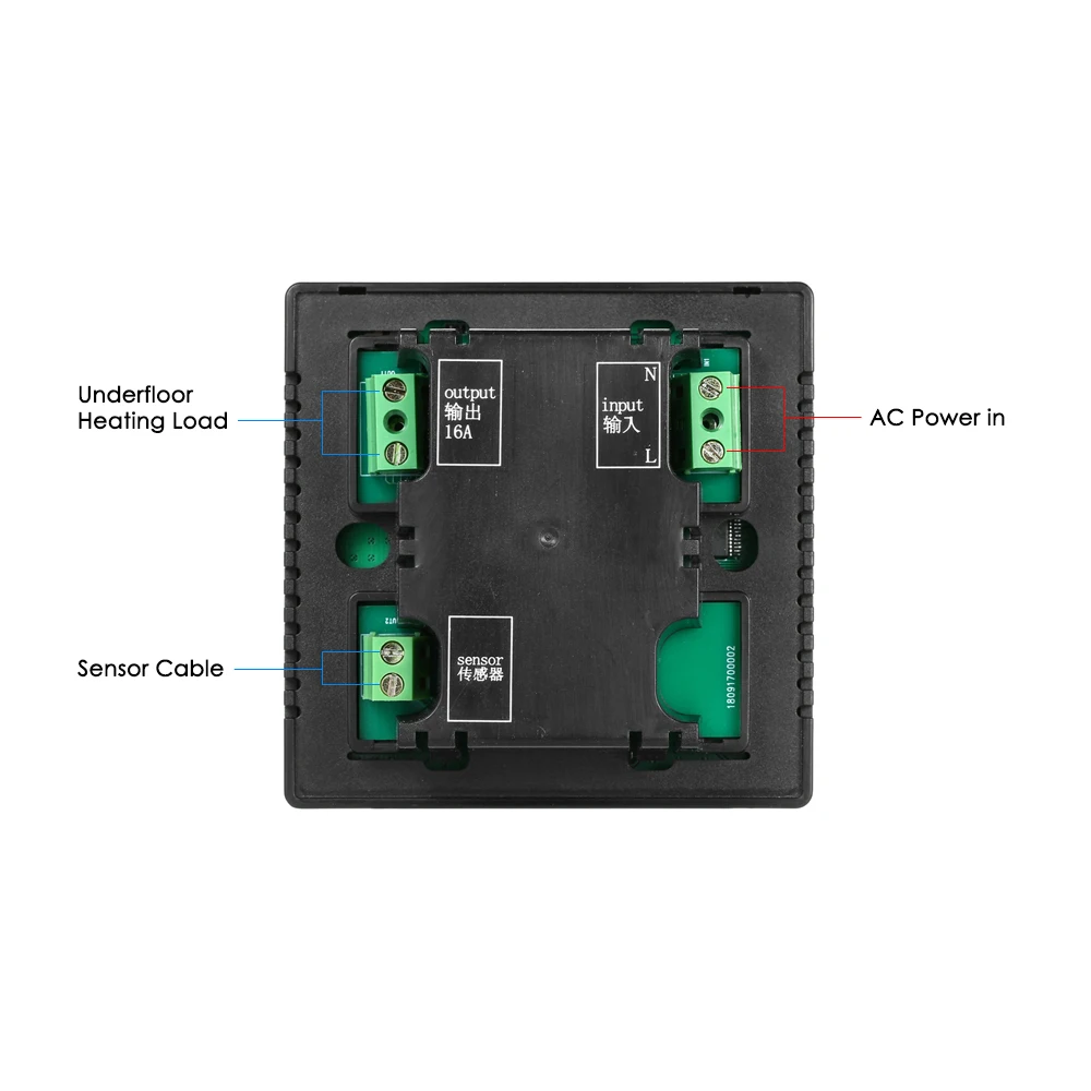 

Smart Thermostat Temperature Controller LCD Touch Screen Termostato Electric Floor Heating System Water Heating