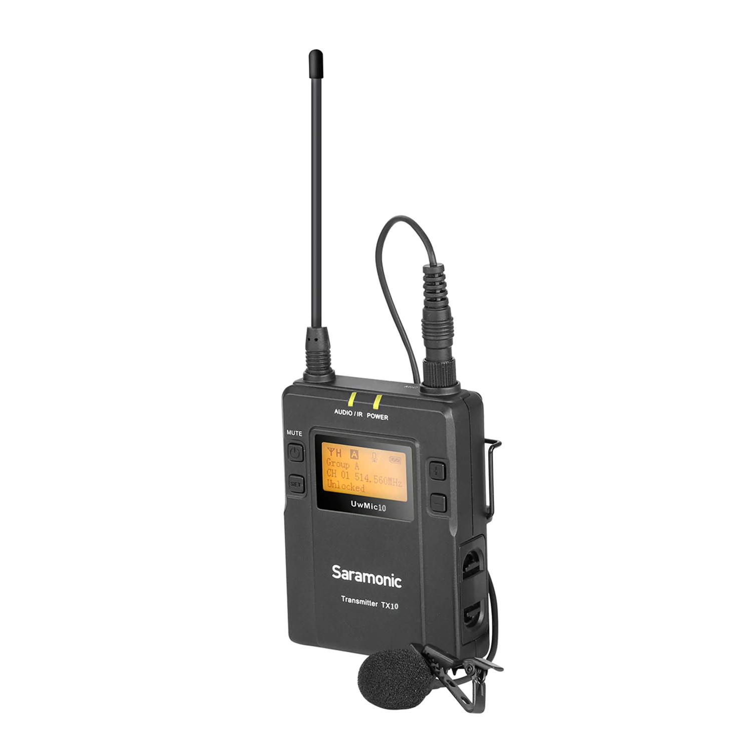 Saramonic UWMIC10 TX10 UHF Беспроводной микрофон Системы для DSLR видео fieldrecording трансляции ТВ