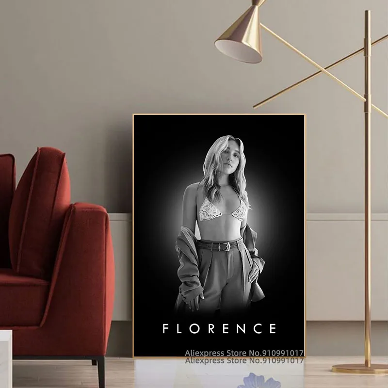 Плакат женский с изображением звезд фильма Флоренция пуга напечатанный на