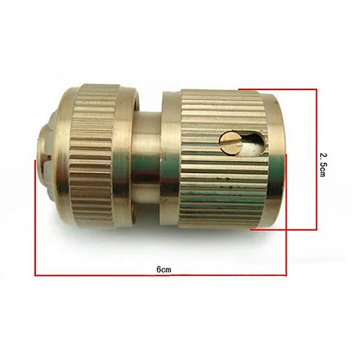 

2Pcs 1/2" Water Hose Connector For Water Gun Water Pipe With Garden Water Connector Tube Garden And Lawn Brass Connector