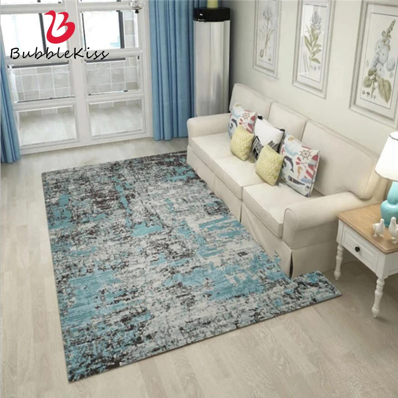 Пузырь поцелуй современный синего/серого цветов: черный искусство с абстрактным