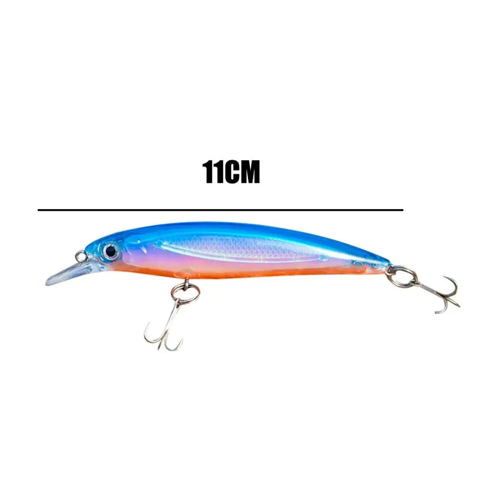 Set Bait Fake Sequined Soft Cocked Mouth Luya Laser Long-range Decoy 11cm | Спорт и развлечения