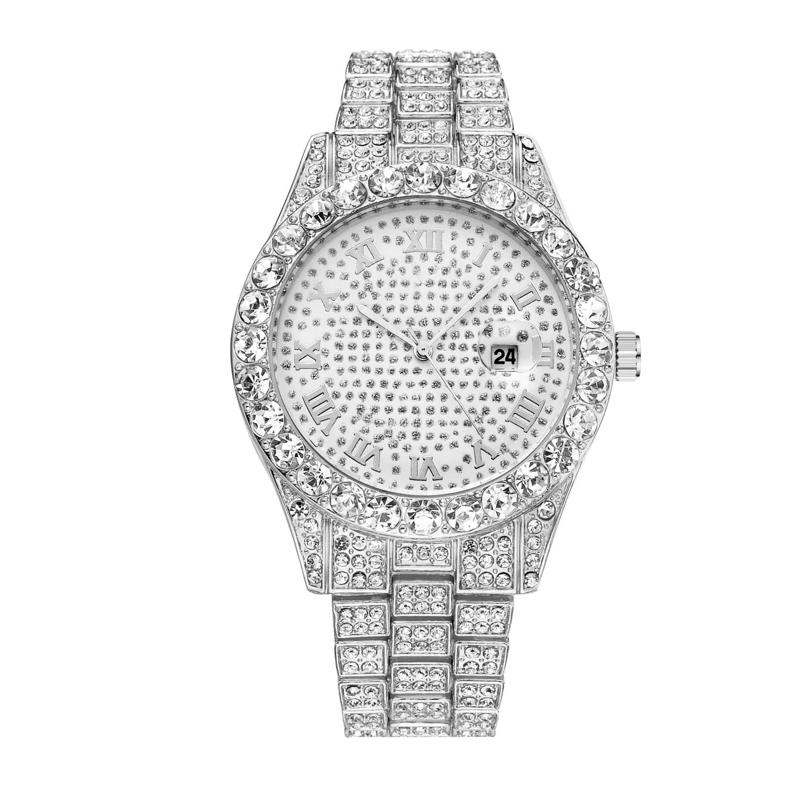 

Quartz Watch Women Fashion Watches Stainless Steel Casual Dress Wrist Crystal Jewelry Wristwatch zegarek damski montre femme