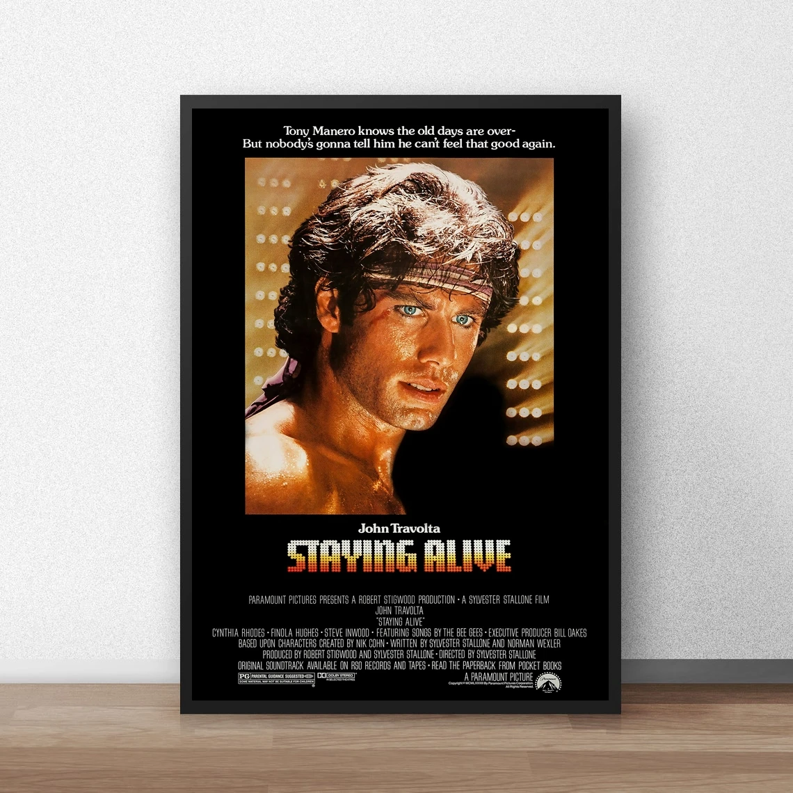 

Staying Alive Classic Movie Poster Canvas Art Print Home Decoration Wall Painting ( No Frame )