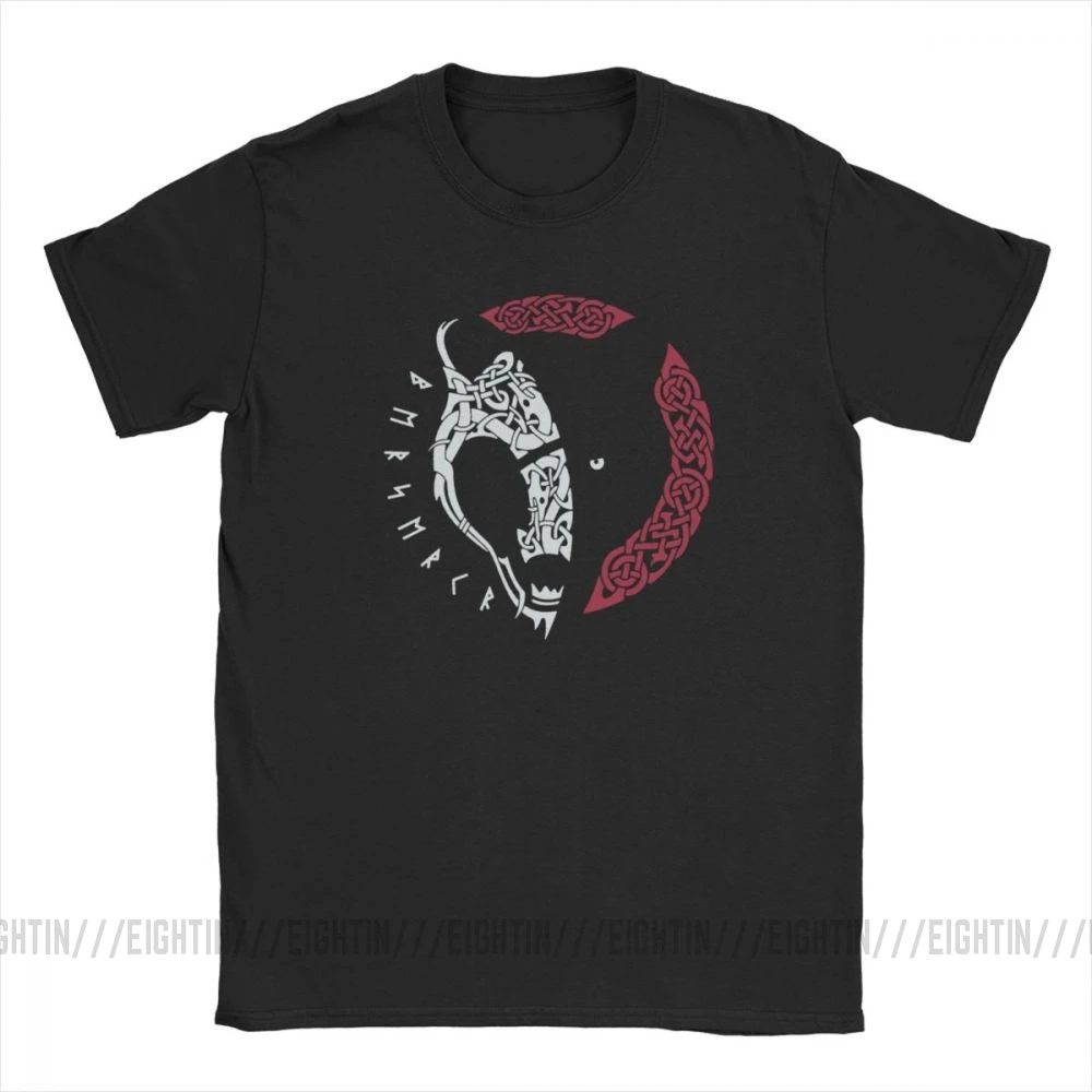 Футболка Viking Berserkr Valhalla Повседневная футболка мужская одежда с короткими