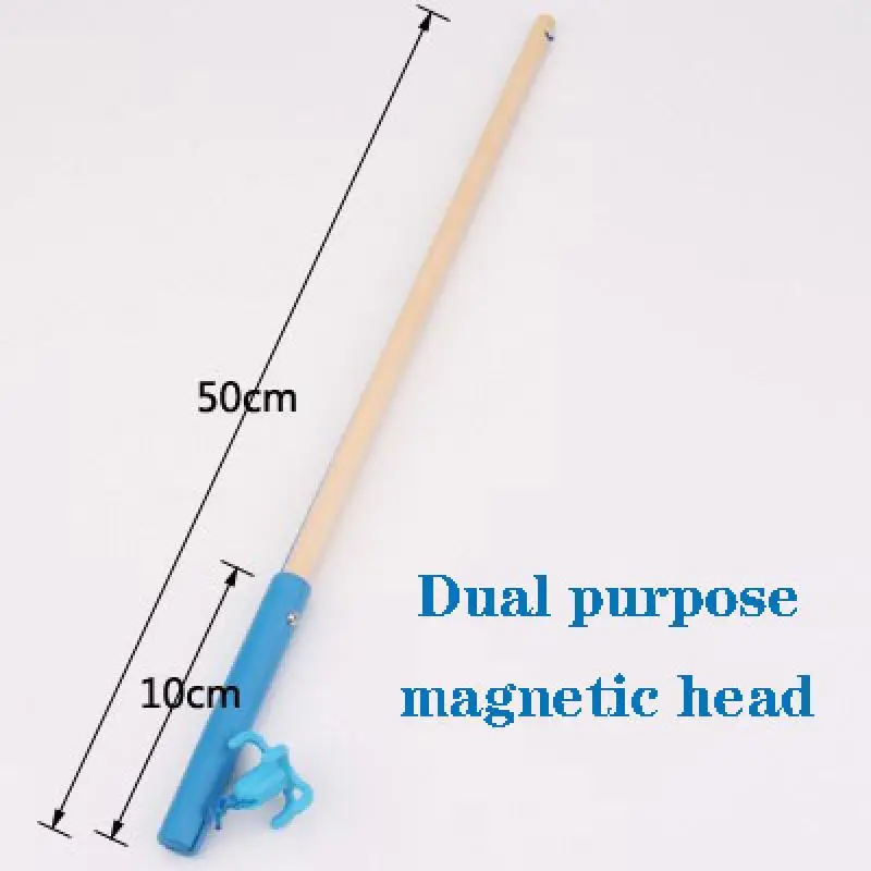 Деревянная игрушка магнитная рыболовная удочка детская со встроенным