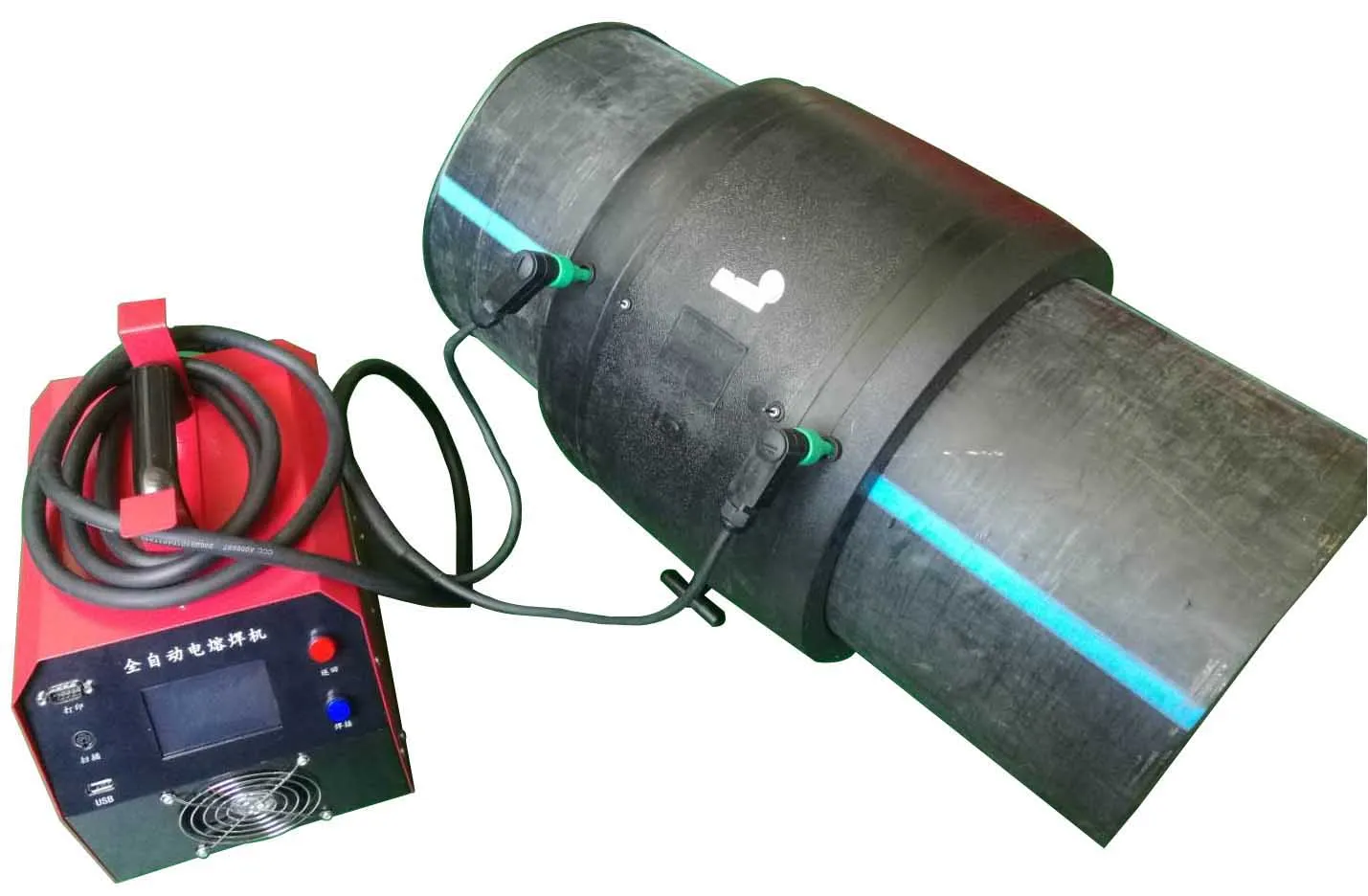 

USB HDPE pipe electro fusion welding machine 20-315mm, 20-220V AC output, for PE water pipe