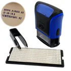 Резиновая тарелка, комплект печатей пробы, для самостоятельного нанесения рисунка на заказ