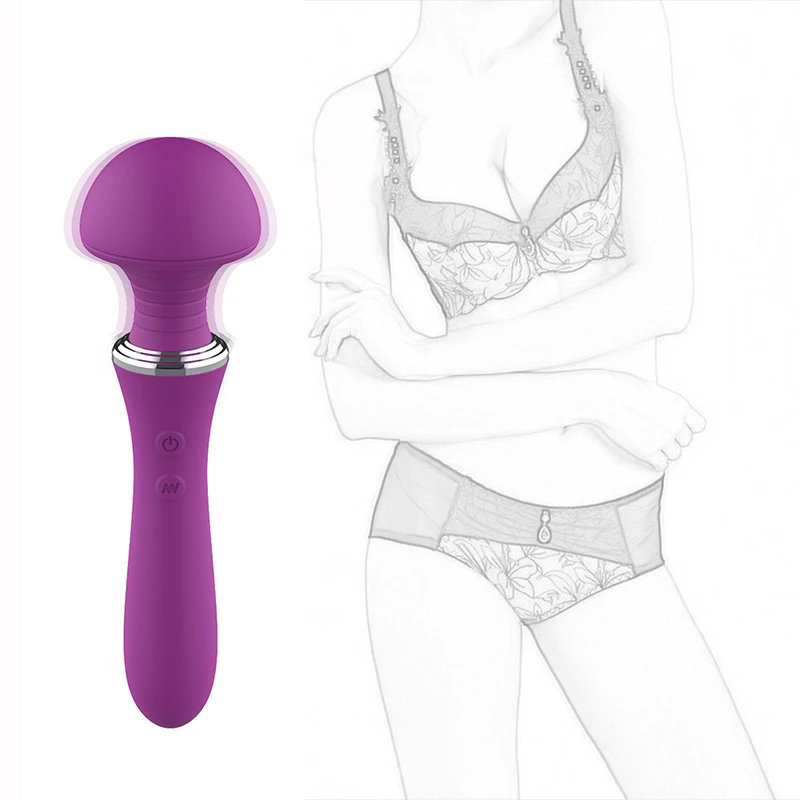 Мощные Вибраторы для клитора женщин фаллоимитатор гриб волшебная палочка