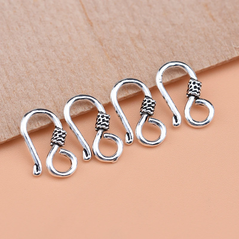 Аксессуары для изделий из стерлингового серебра 925 пробы кнопка подключения