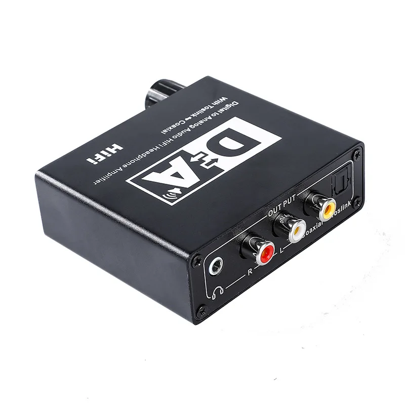 Цифровой коаксиальный аудио конвертер 3 5 ТВ приставка усилитель звука выходной