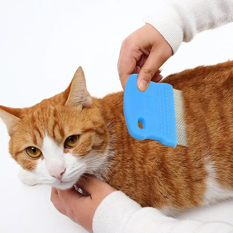 Расческа для блох случайного цвета 1 шт. расческа-решетка/Расческа-решетка