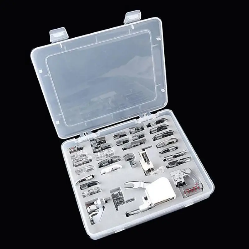 Прижимные лапки для швейных машин 30 пресс аксессуаров Brother Singer Janome канавки