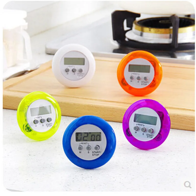 1 шт. цифровой кухонный таймер обратный отсчет магнитный Таймер ЖК дисплей
