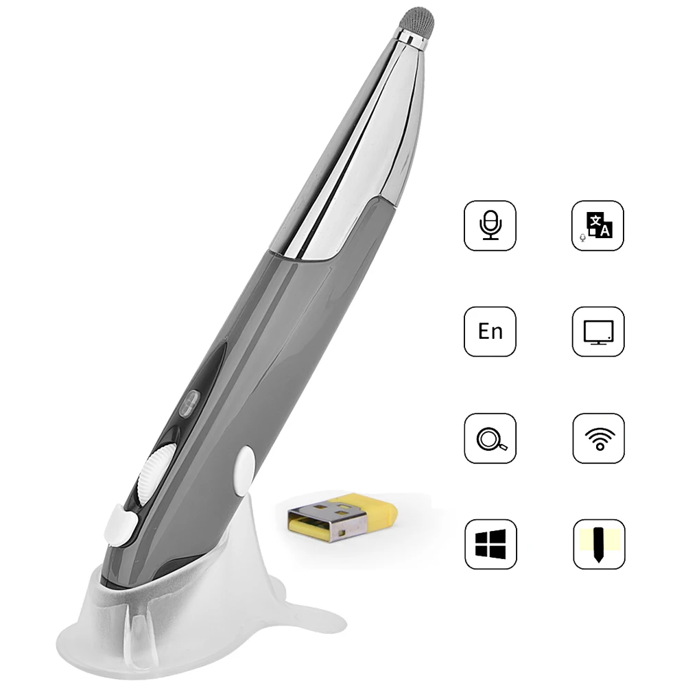 Moveski PR-06S 4-кнопочный Беспроводной смарт-26 Язык голосовой переводчик ввода ручка Мышь для ПК с системой андроида и совместим с Mac OS