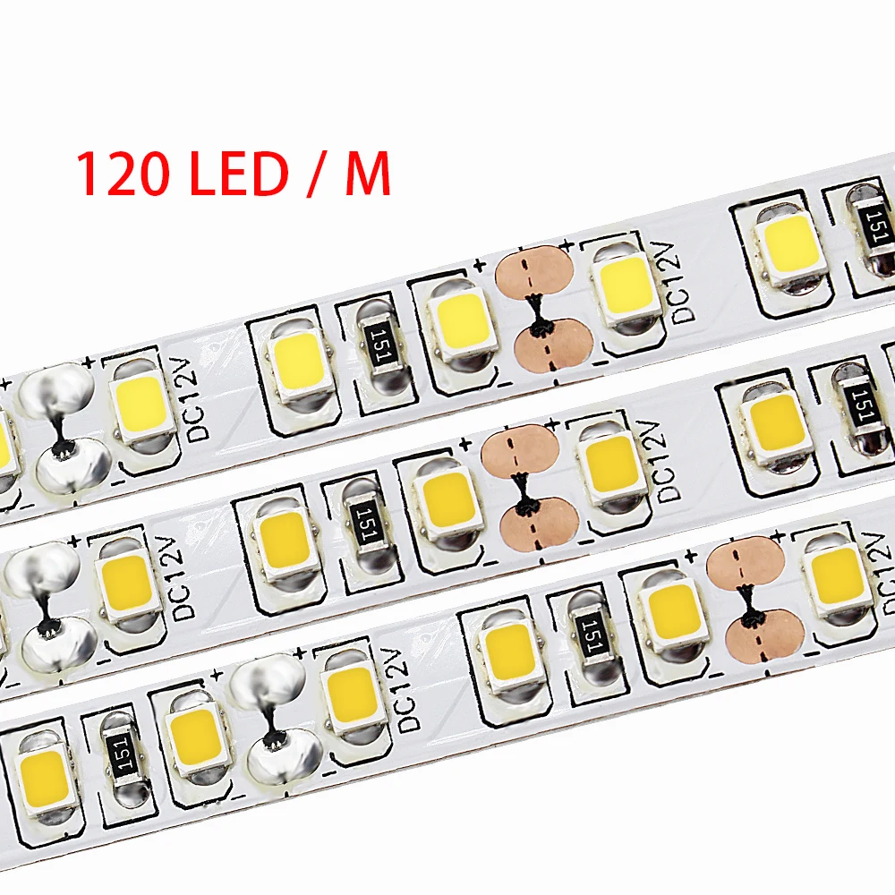 Премиум светодиодные лампы SMD3528 CRI 90 + высокая яркость DC 12V 5M 600 светодиодов 2700K 6500K