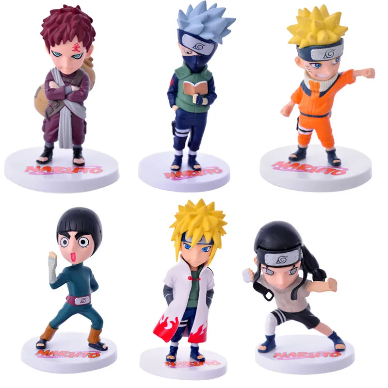 

Uzumaki Naruto Shippuden Anime PVC Action Figure Hatake Kakashi Q Version Models Naruto Statue Collectible Toys Figma Kids Gifts