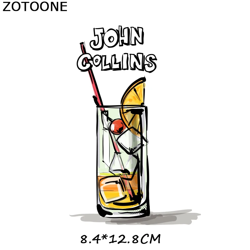 Патчи для лимонного напитка ZOTOONE милые наклейки детей утюжок переодевания одежды