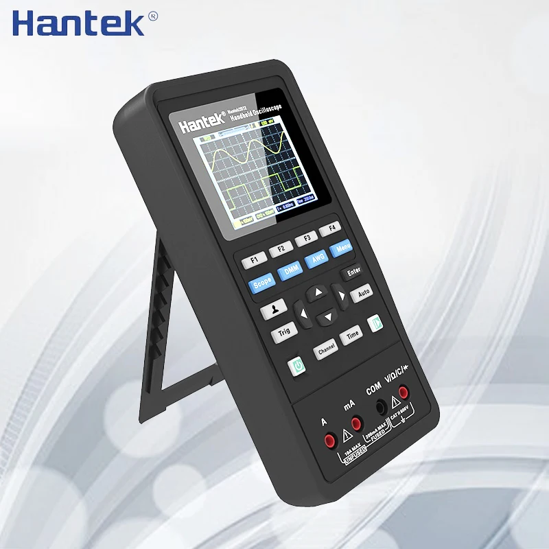 Hantek 3в1 цифровой Ручной осциллограф+ генератор сигналов+ мультиметр портативный USB 2 канала 40 МГц 70 МГц измерительный прибор