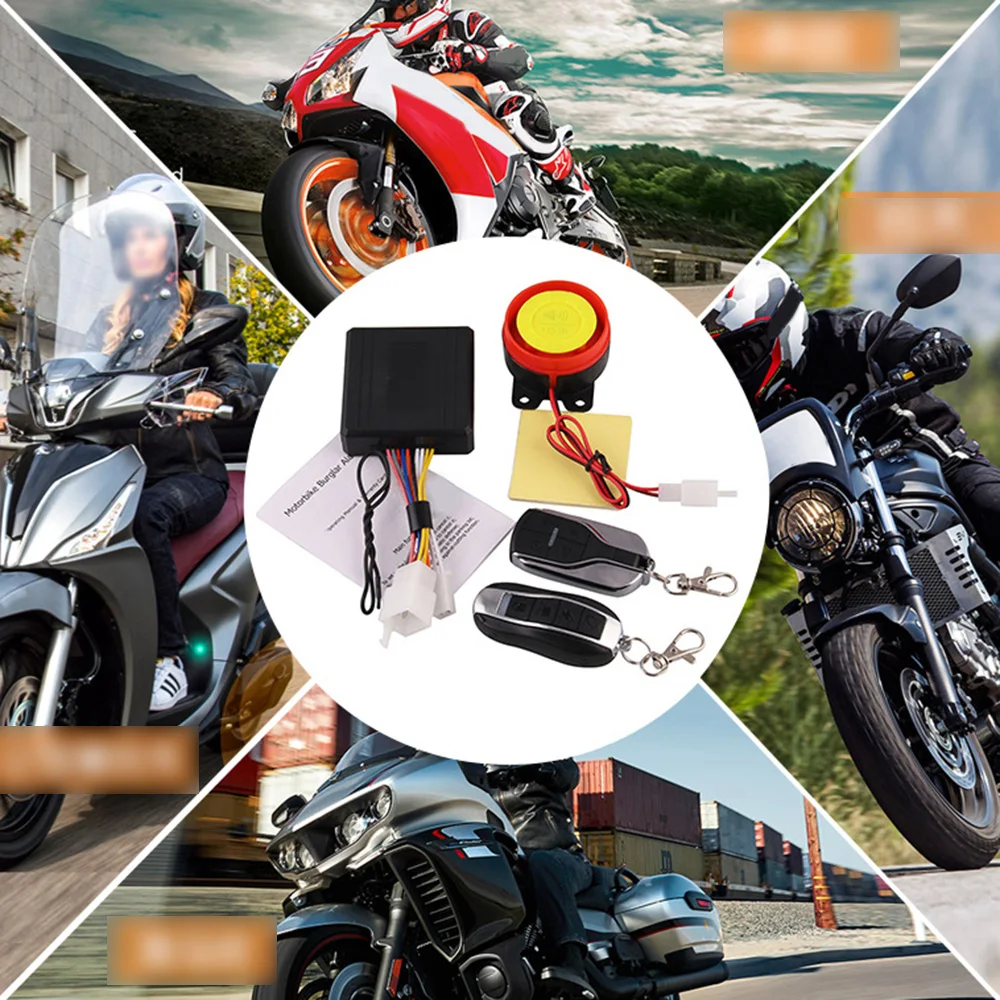 

1 Set Universal Motorcycle Bike Alarm System Scooter Anti-Theft Security Alarm Motorbike Accessories For Suzuki Kawasaki