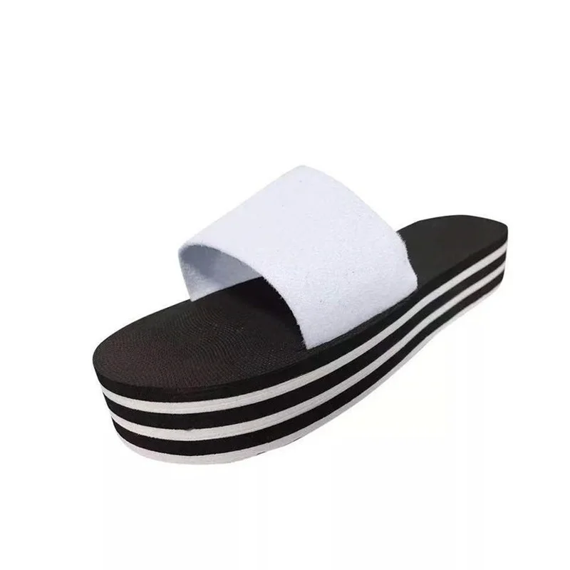 

Women's Flip Flops 2021 Summer The New Solid Color All-match Round Head Comfortable Open Toe Sandals Platform Woman Shoes