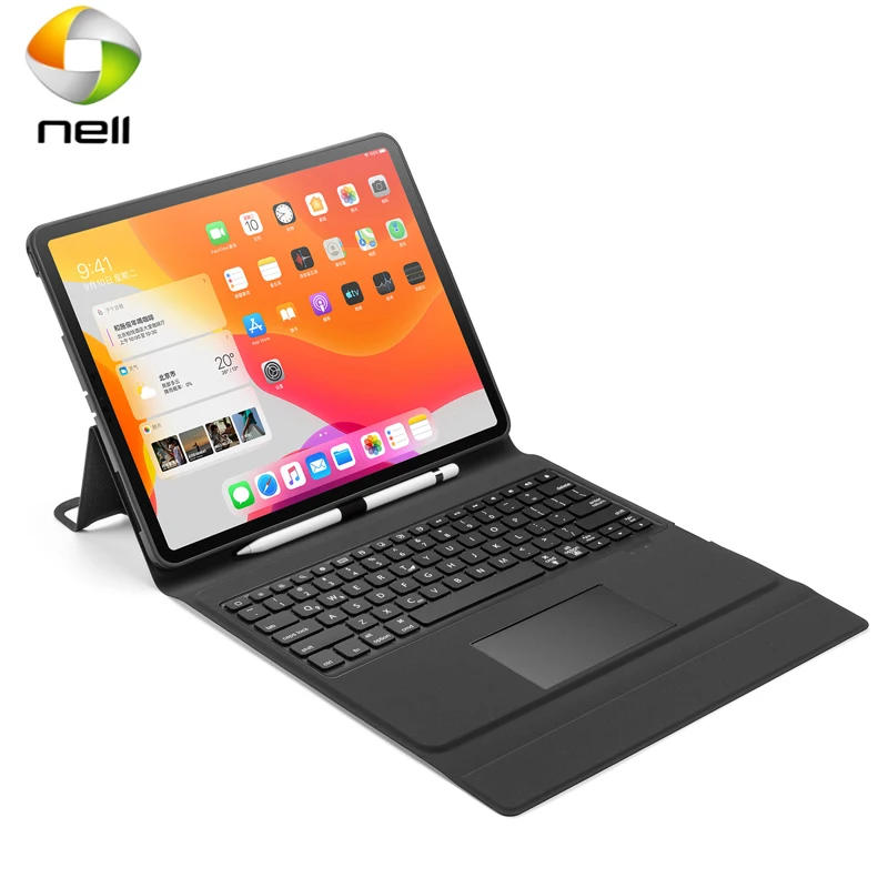 

Bluetooth Folio Wireless Keyboard Case iPad pro 12.9" 2020 & 2018, 7 Colors Backlit Wireless Keyboard with Smart Case shell
