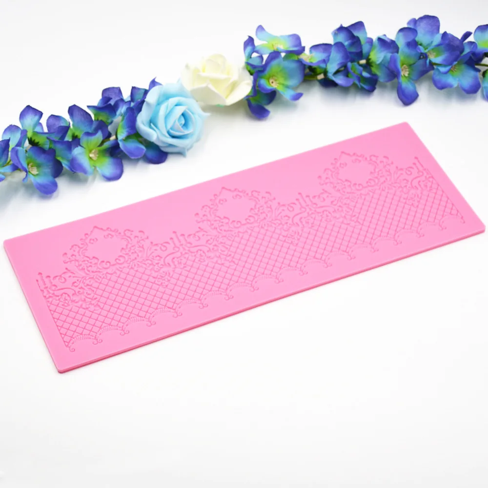New Crown Lace Mat Fondant Cake Silicone Mold Decorating Tool Birthday Wedding Decoration DIY Chocolate Biscuit Baking | Дом и сад