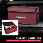 Автомобильный многофункциональный складной кожаный ящик для хранения в багажник для BMW X1 X2 X3 X4 X5 X6 X7 E28 E30 E34 E36 E39 E46 E53 E60 E61 E62 E70