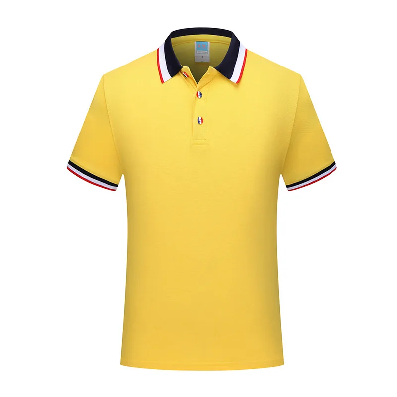 Новинка 2019 однотонные летние рубашки поло Мужская дышащая Спортивная футболка с