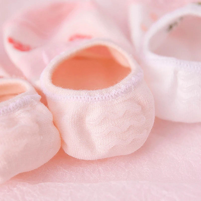 Короткие носки с фруктовым принтом Женские летние хлопковые короткие